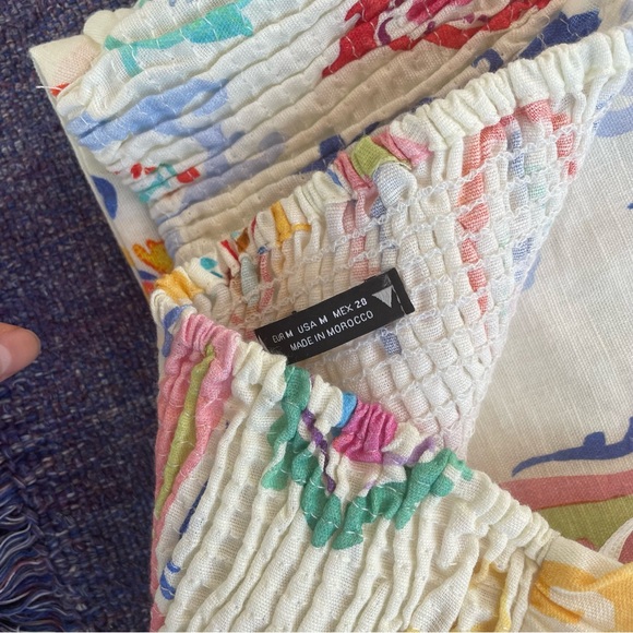 Zara Paisley Halter Tie Crop Top - Picture 8 of 8